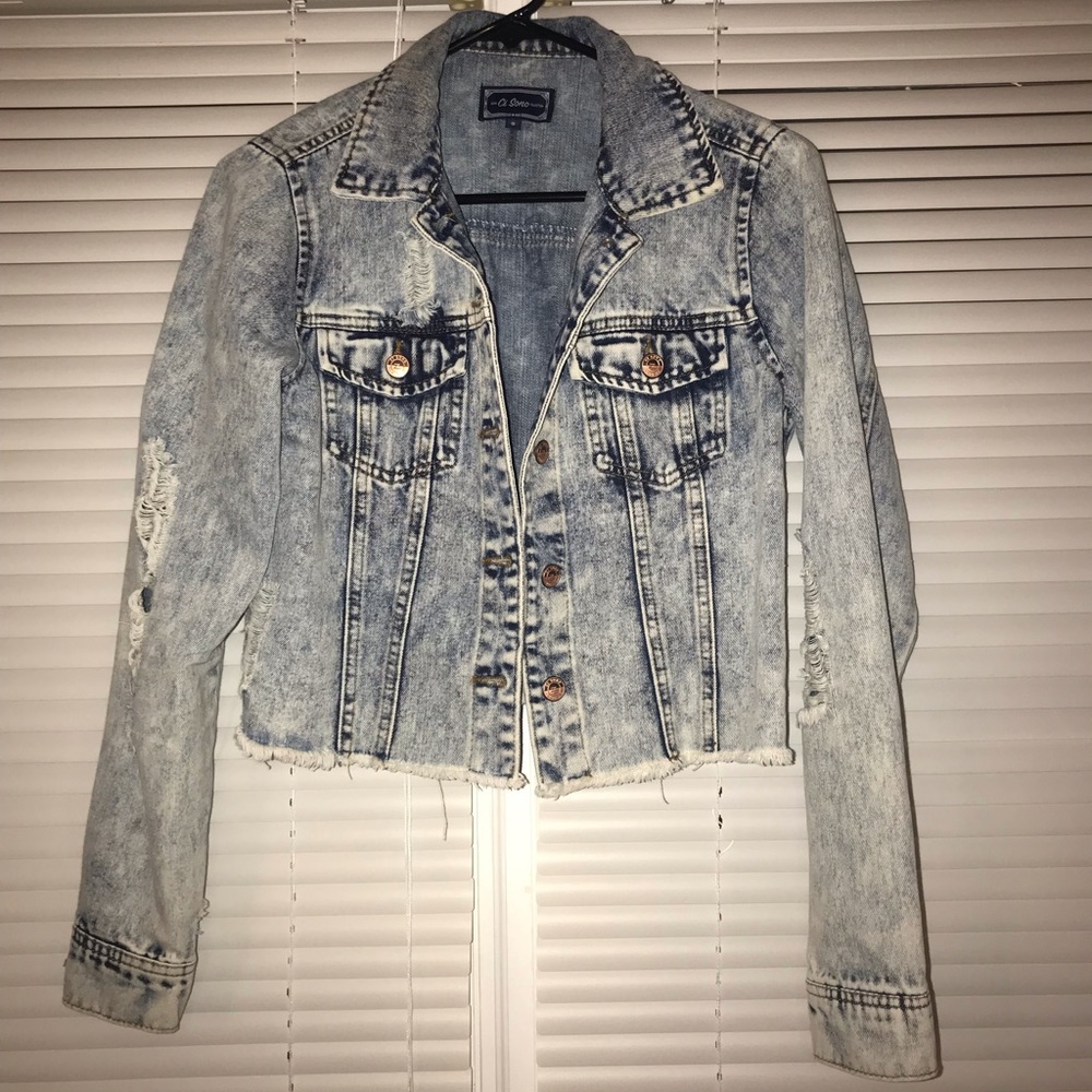 Cropped Jean Jacket
